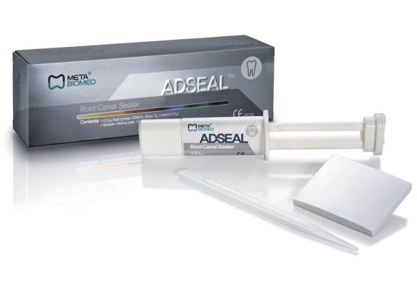 ADSEAL (Адсил)материал пломбировочный для к/к на основе эпоксидной смолы, двойной шприц 13.5 г Корея