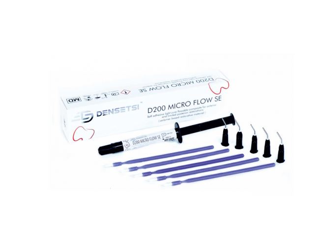 D200 Micro Flow 1*2мл  SE Германия Цвета в ассорт. самоадгезивный светоотверждаемый текучий композит
