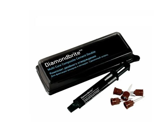 DIAMONDBRITE (Даймондбрайт) Multi Cure  4гр Композит двойного отвержд для ФИКСАЦИИ