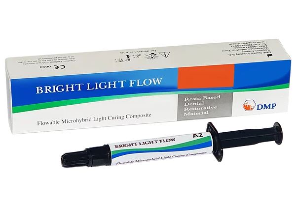 Bright Light Flow (Брайт Лайт Флоу) - микрогибридный жидкотекучий композит ,шприц 2 г